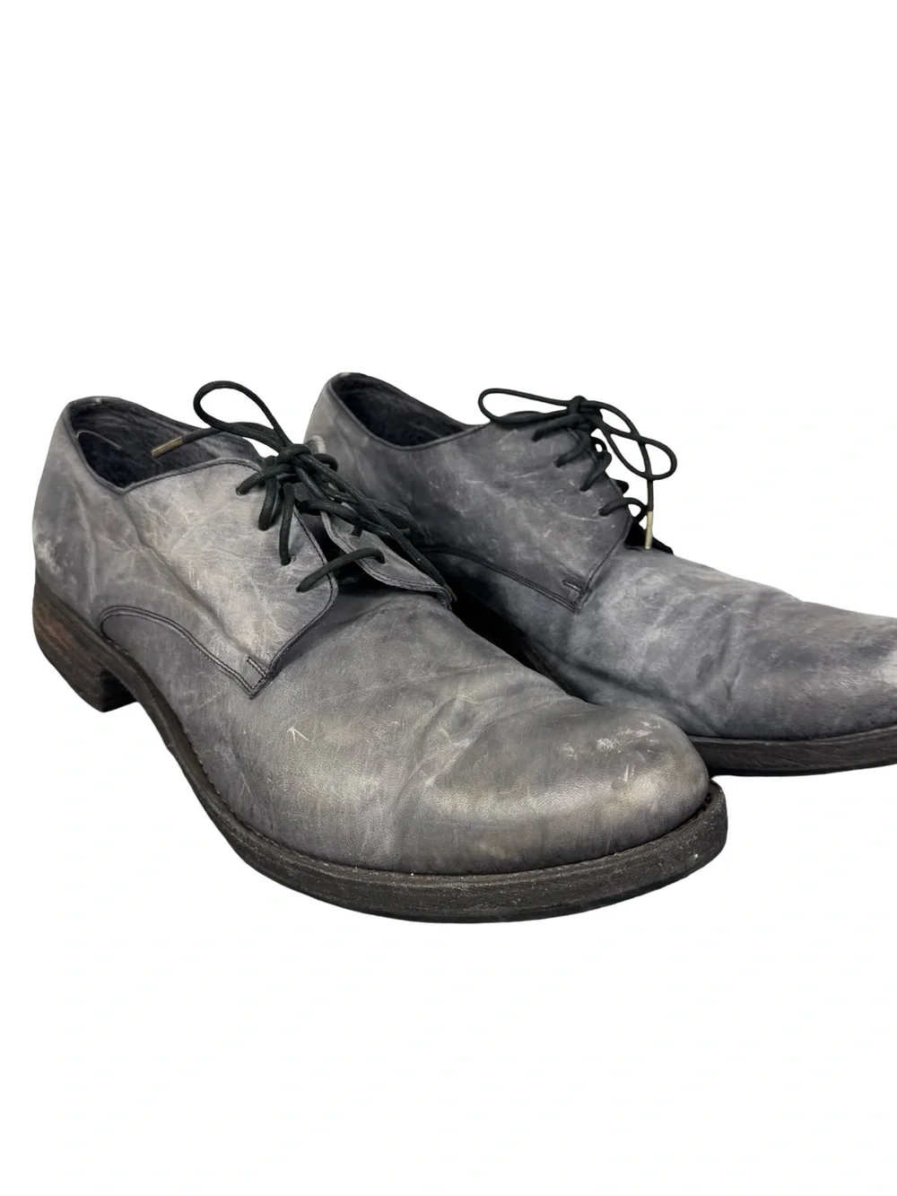 A Diciannoveventitre A1923 Derby Shoes SS6 Horse Leather Oiled (Grigio) Gray 45